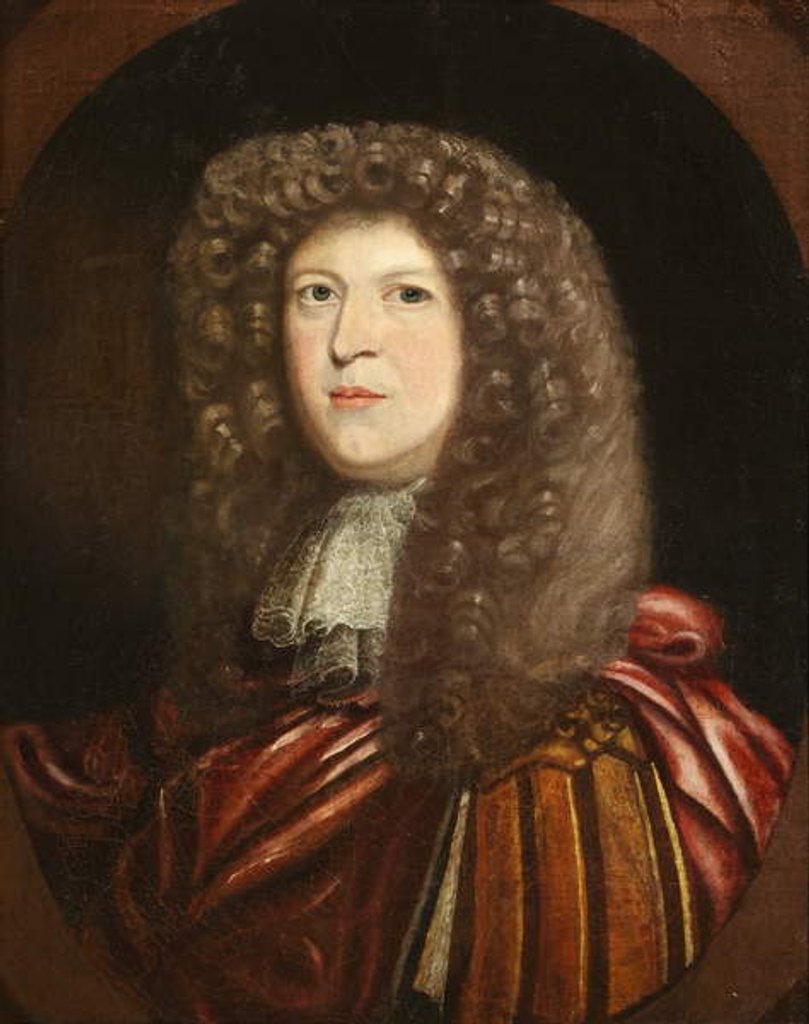 Detail of Henry Holden by Peter Lely