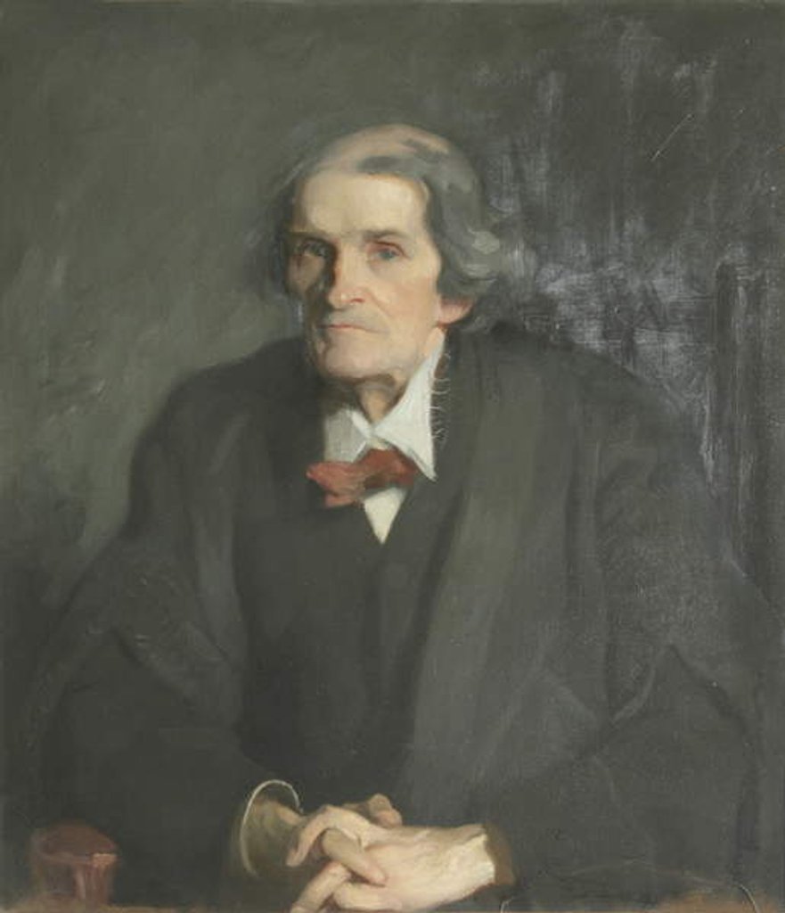 Detail of Sir John Burdon-Sanderson by Charles Wellington Furse