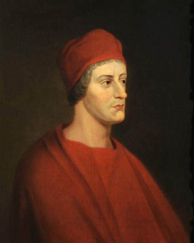 Detail of Portrait of a Gentleman by School English