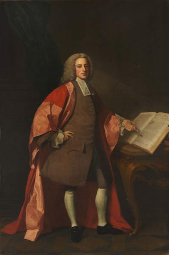 Detail of William Freeman by Allan Ramsay