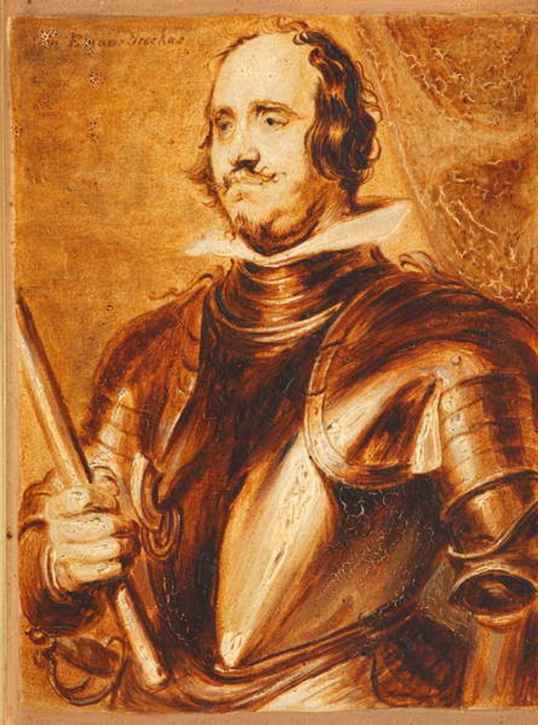 Detail of Don Emmanuel Frockas, Conde Feria, 1827 by T.S. White