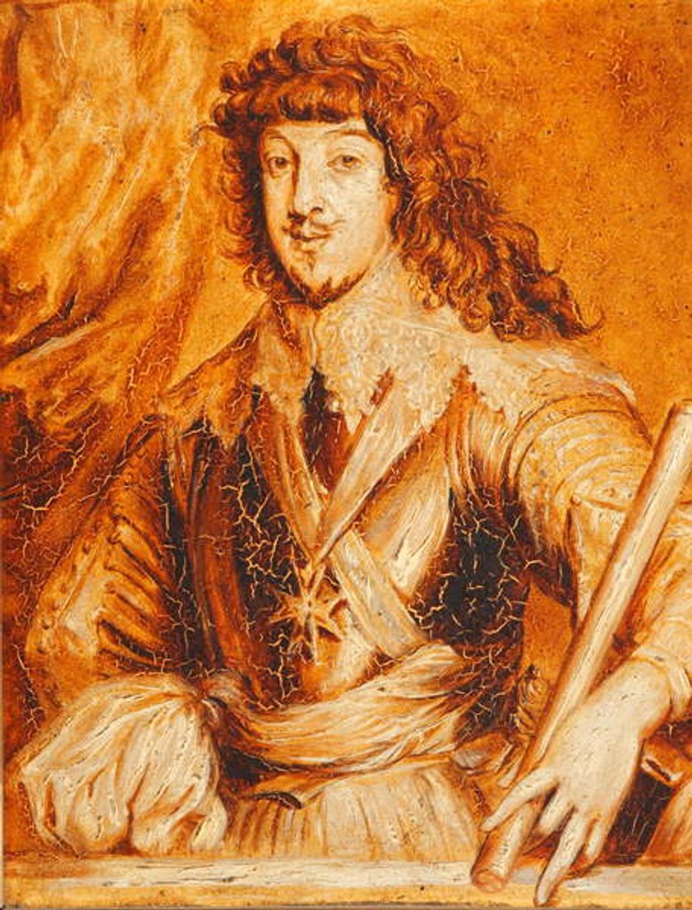 Detail of Gaston, Duc d'Orléans, 1827 by T.S. White