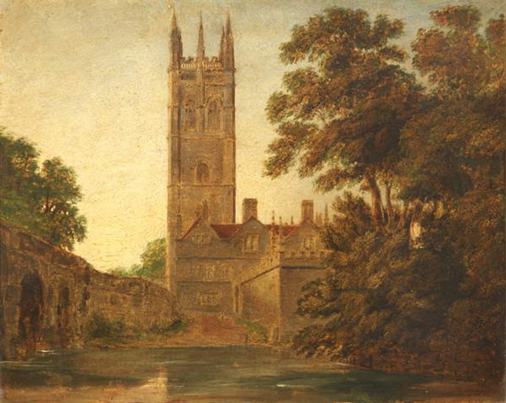 Detail of Magdalen Tower by William Turner