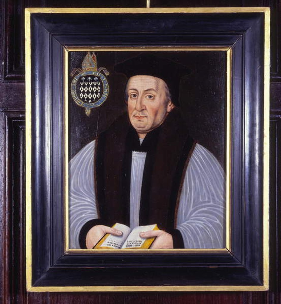 Detail of William of Waynflete, Bishop of Winchester by School English