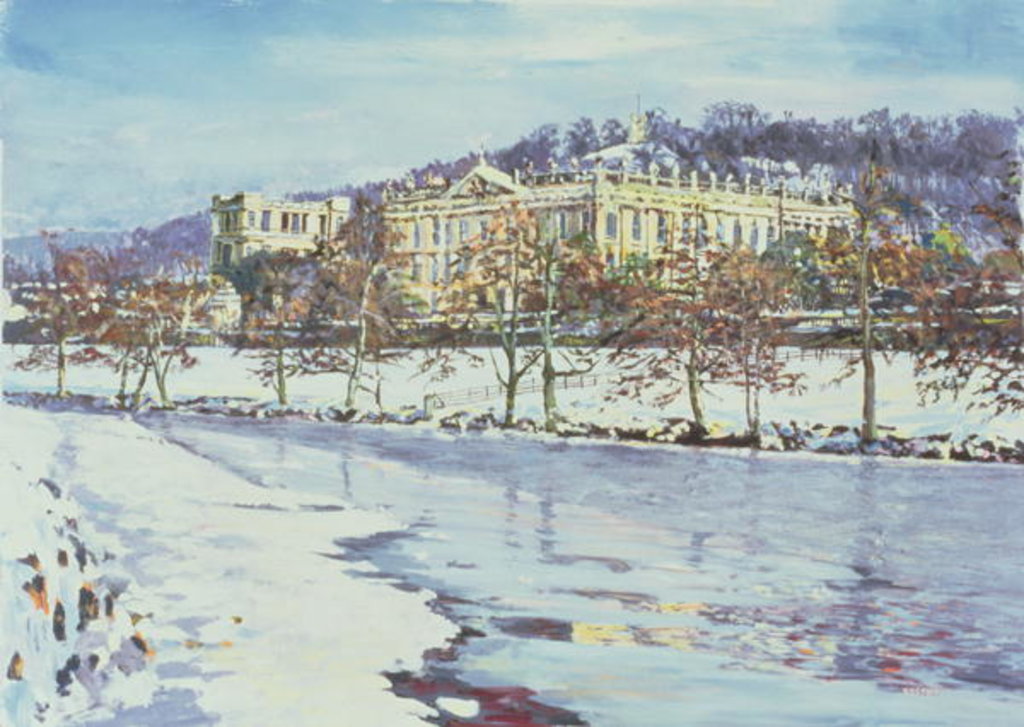 Detail of Chatsworth - Midwinter, 1996 by Martin Decent
