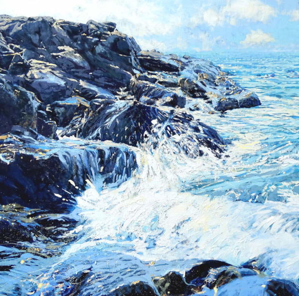 Detail of Coastal Edge, 2015 by Martin Decent