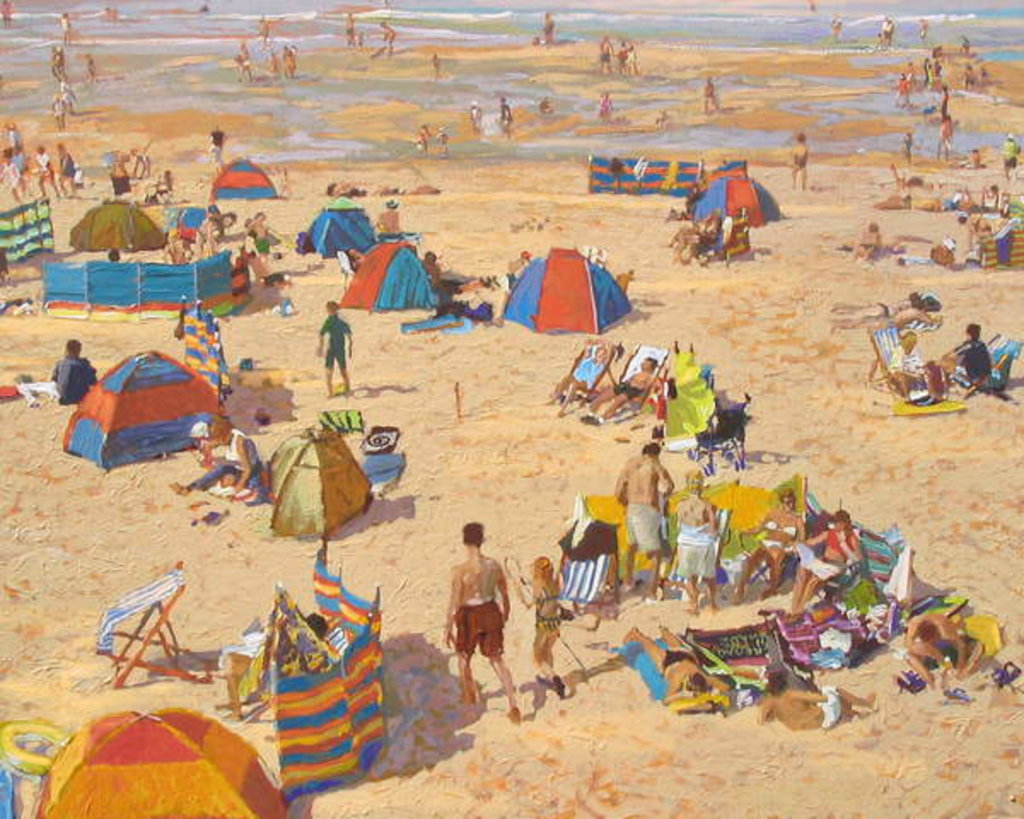 Detail of Holiday Beach, 2012 by Martin Decent