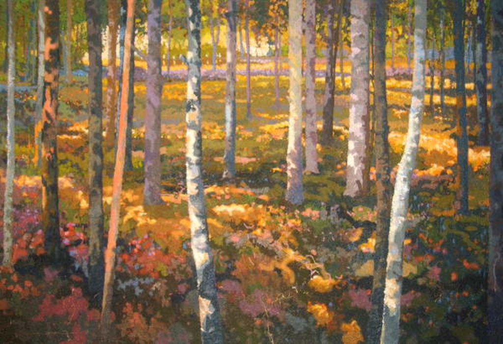 Detail of Through the Trees, 2014 by Martin Decent