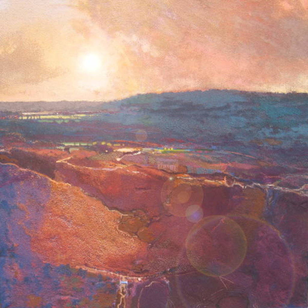 Detail of Welsh Mountains, 2014 by Martin Decent