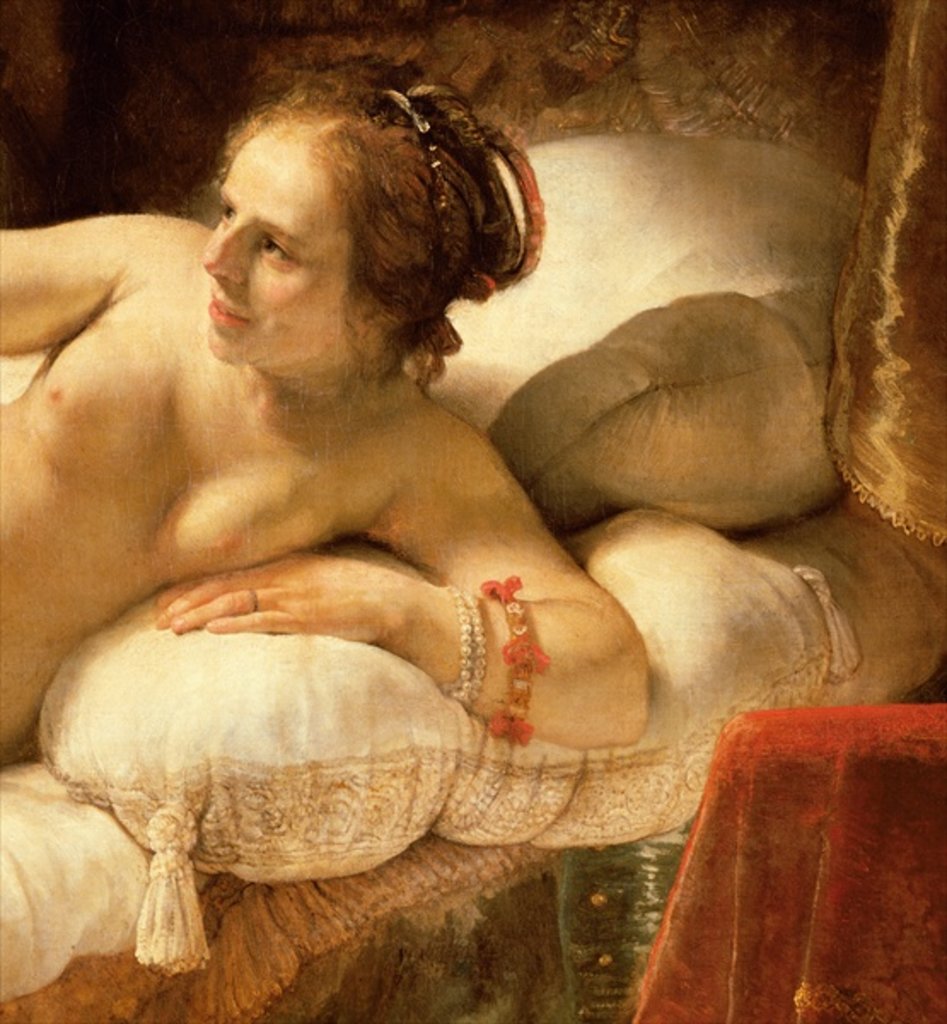 Detail of Danae, 1643 by Rembrandt Harmensz. van Rijn