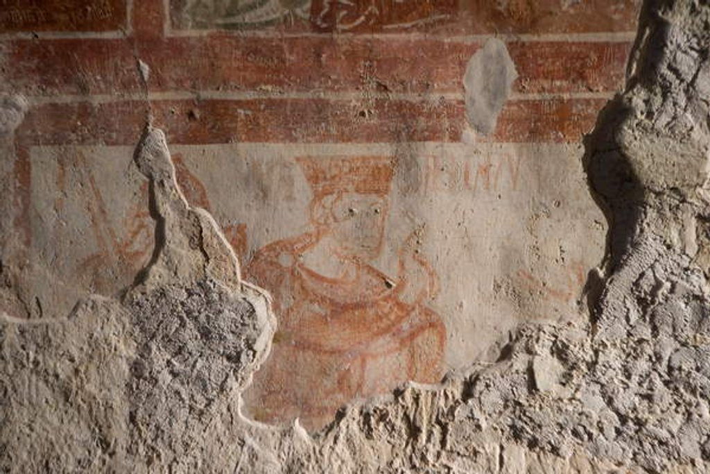 Detail of Detail of a man with pointed finger, possible an apostle by School Croatian