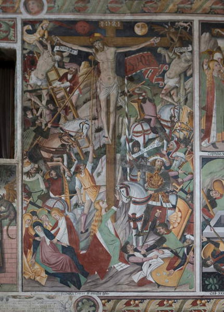 Detail of Crucifixion, c.1492 by Giovanni Canavesio