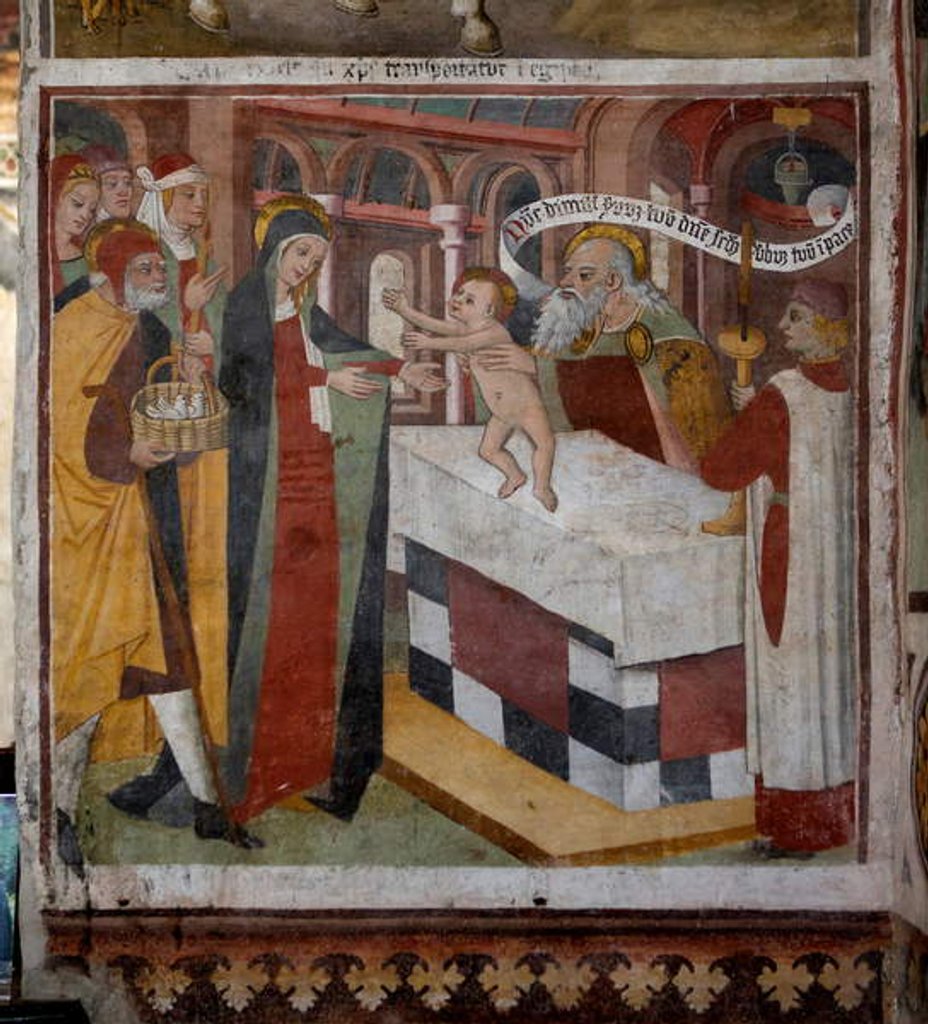 Detail of Presentation of Jesus in the Temple, 1492 by Giovanni Canavesio