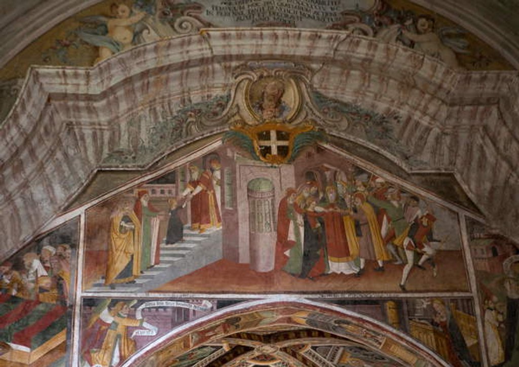 Detail of Marriage of the Virgin Mary, c.1492 by Giovanni Canavesio