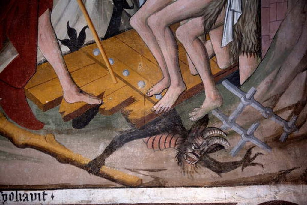 Detail of Descent to the hell, c.1492 by Giovanni Canavesio