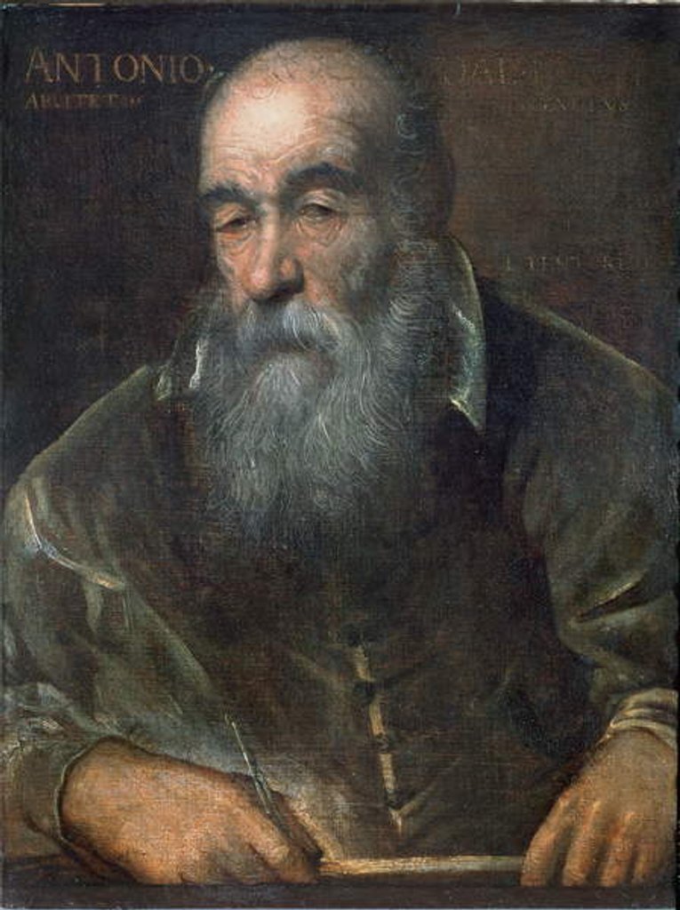 Detail of Portrait of Antonio da Ponte by Italian School