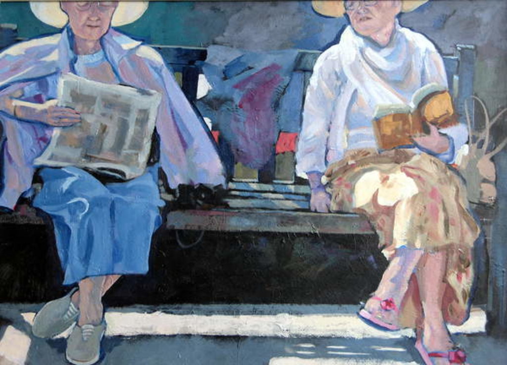 Detail of Bench, 2007 by Clive Metcalfe