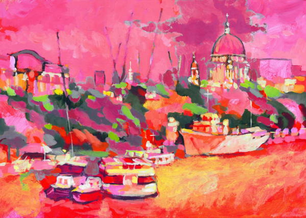 Detail of St Pauls Colour, 2007 by Clive Metcalfe