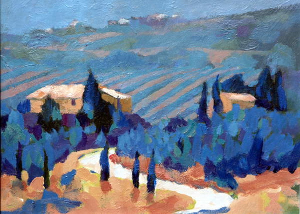 Detail of Tuscany 2, 2007 by Clive Metcalfe