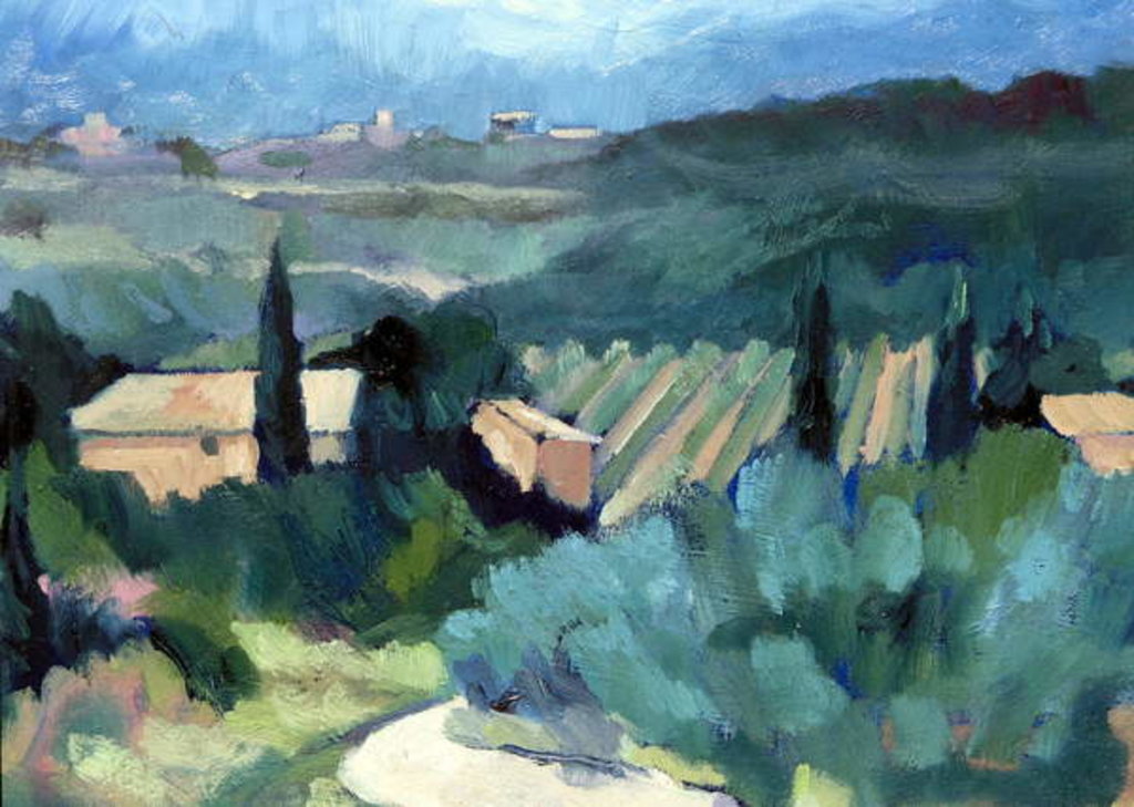 Detail of Tuscany 3, 2007 by Clive Metcalfe