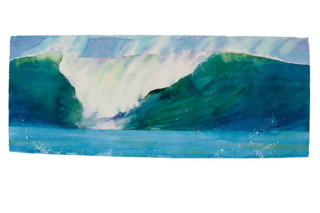 Detail of Green Wave by Michael Frith