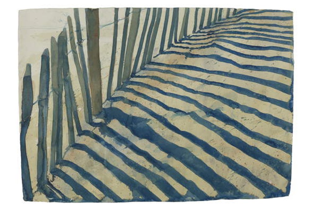 Detail of Chestnut palings by Michael Frith