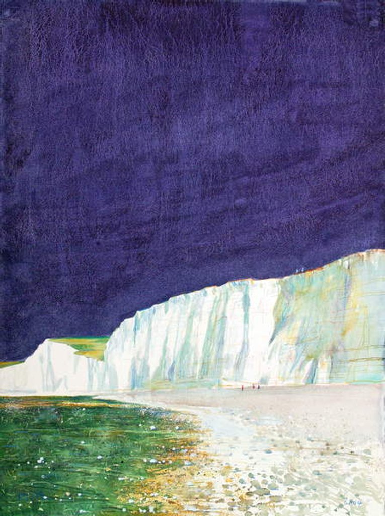 Detail of Beachy Head by Michael Frith