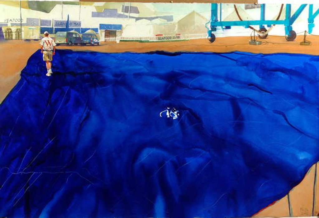 Detail of White Wings by Michael Frith