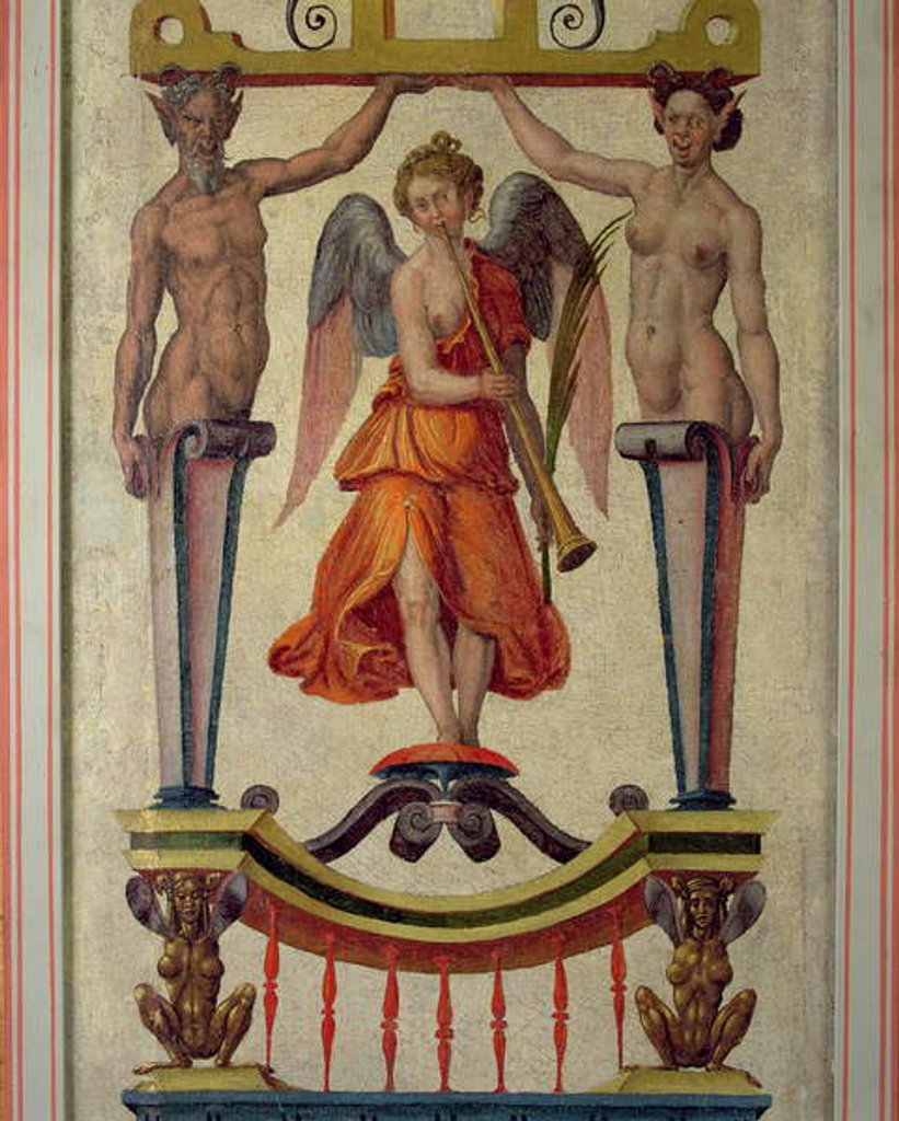 Detail of Arabesque panel, that may have come from Nonsuch Palace, 16th century by Toto