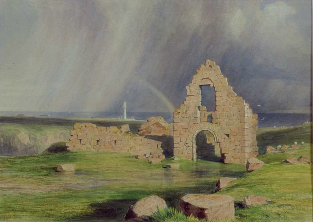 Detail of Upper Boddam Castle, 1840 by James Giles