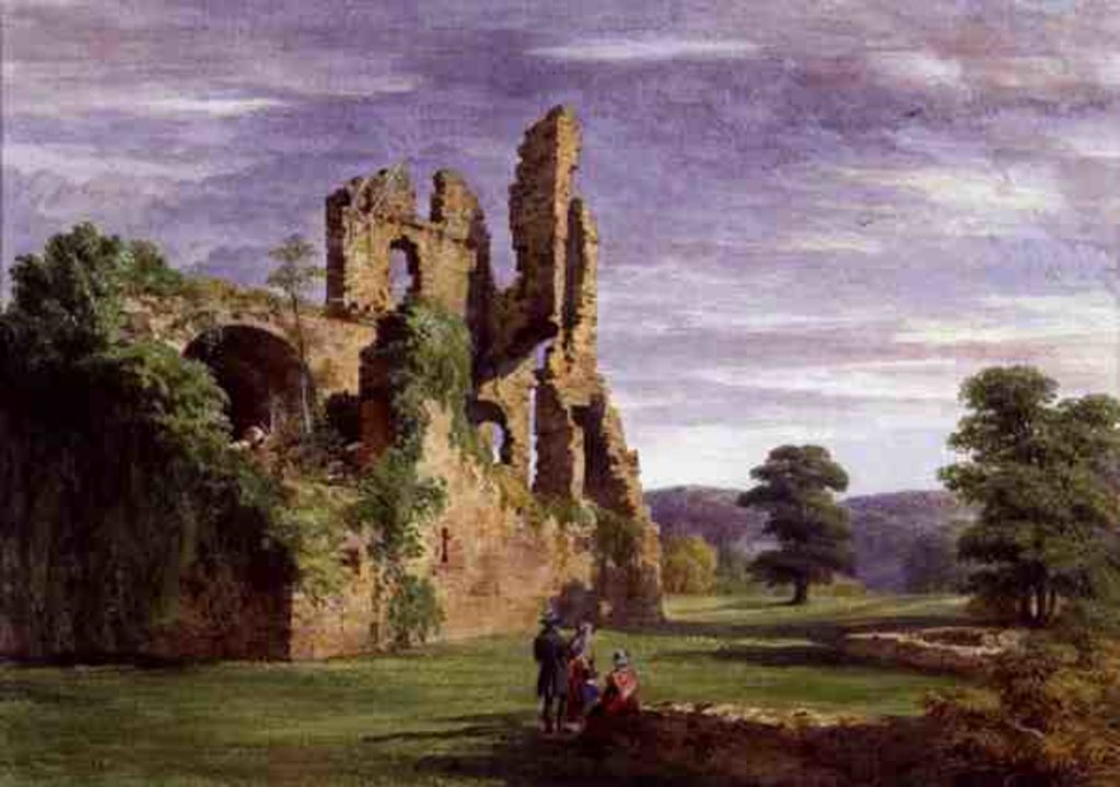 Detail of Gight Castle, 1851 by James Giles