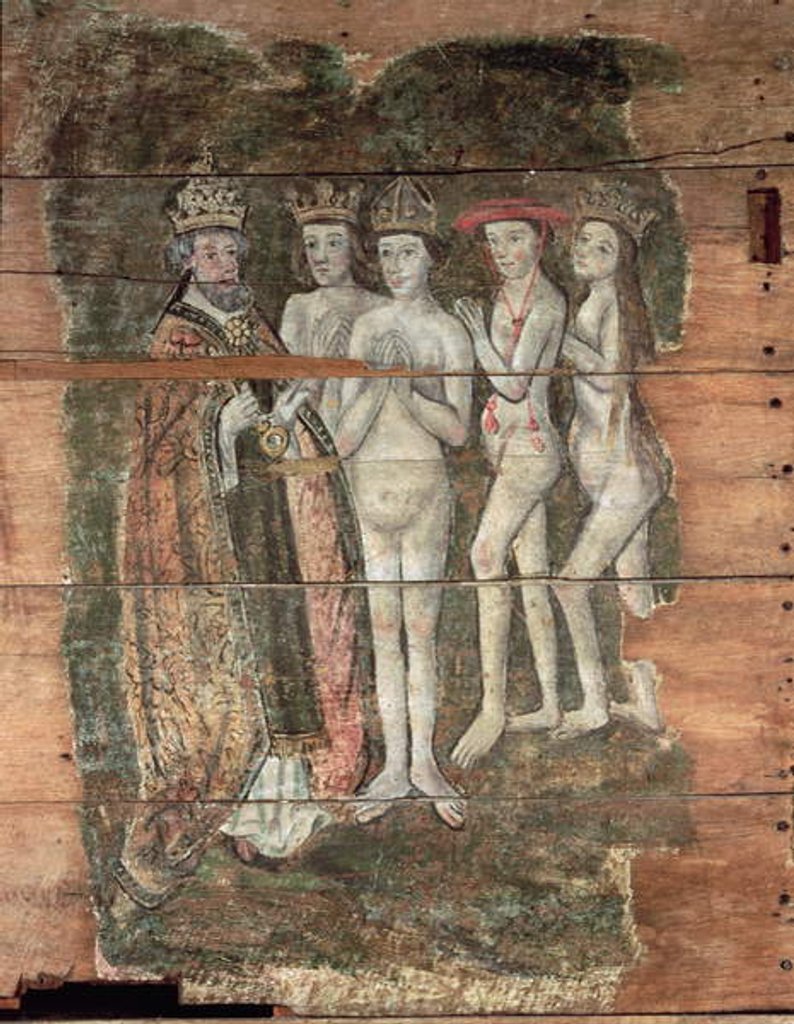 Detail of Saint Peter receiving the nobility by English School