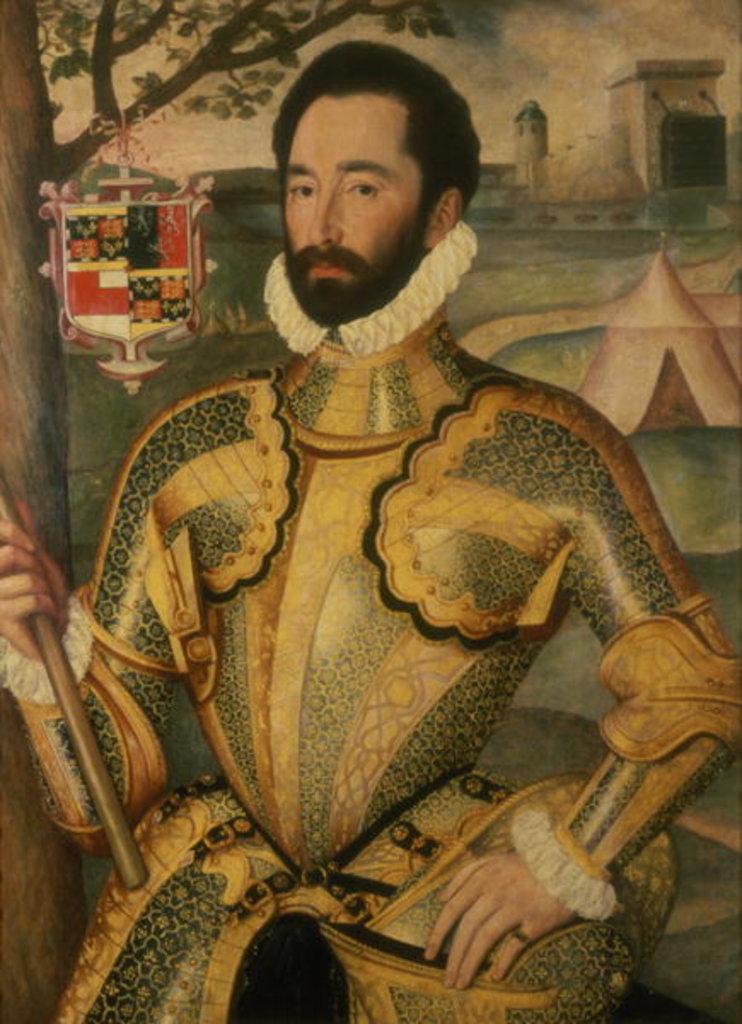 Detail of Sir Charles Somerset by George (circle of) Gower