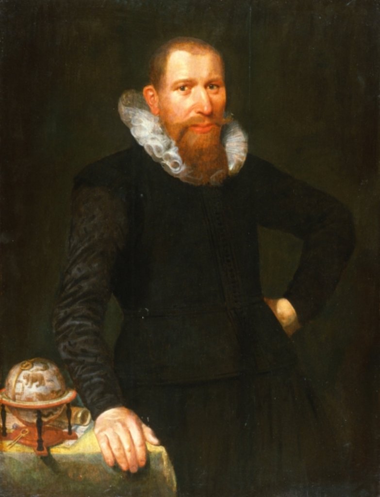 Detail of Portrait of a Gentleman, early 17th century by Dutch School