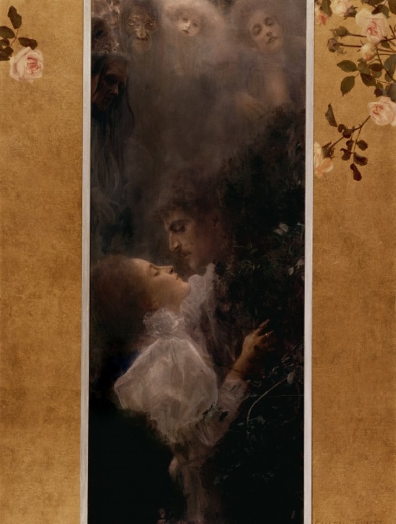 Detail of Allegory of Love, 1895 by Gustav Klimt