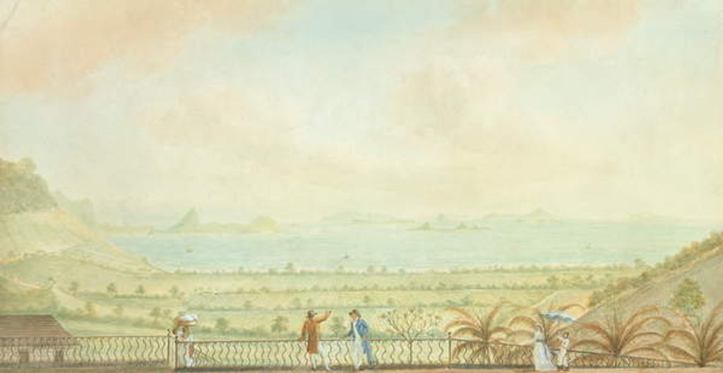 Detail of View in the Lesser Antilles, c.1785 by Nicholas Pocock
