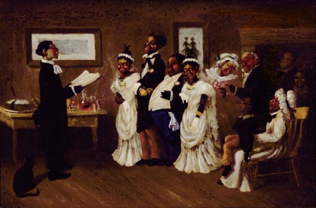 Detail of The Wedding, c.1850 by American School