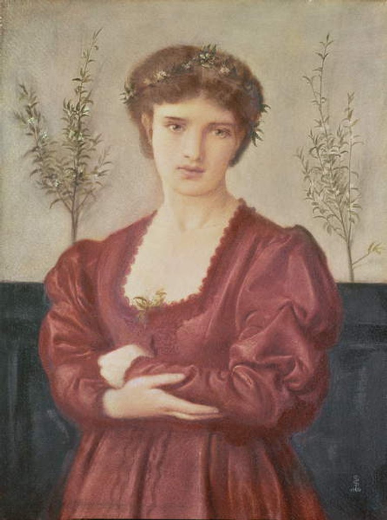Detail of Beatrice by Simeon Solomon