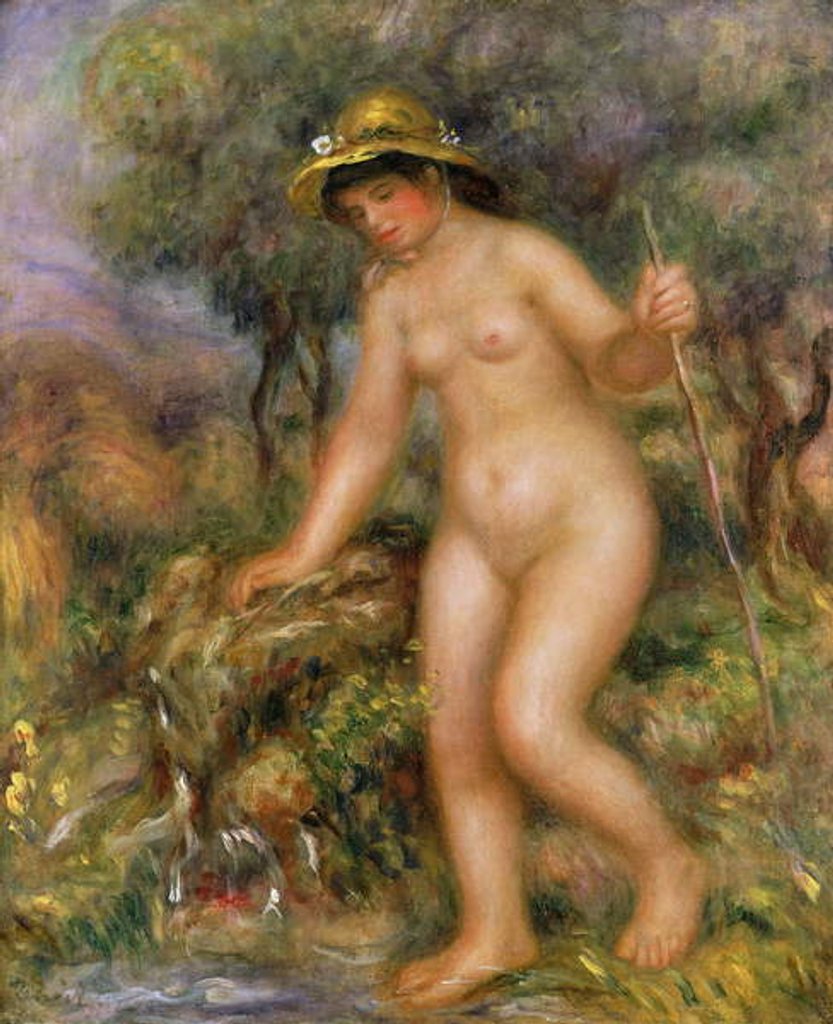 Detail of La Source or Gabrielle Nue by Pierre Auguste Renoir