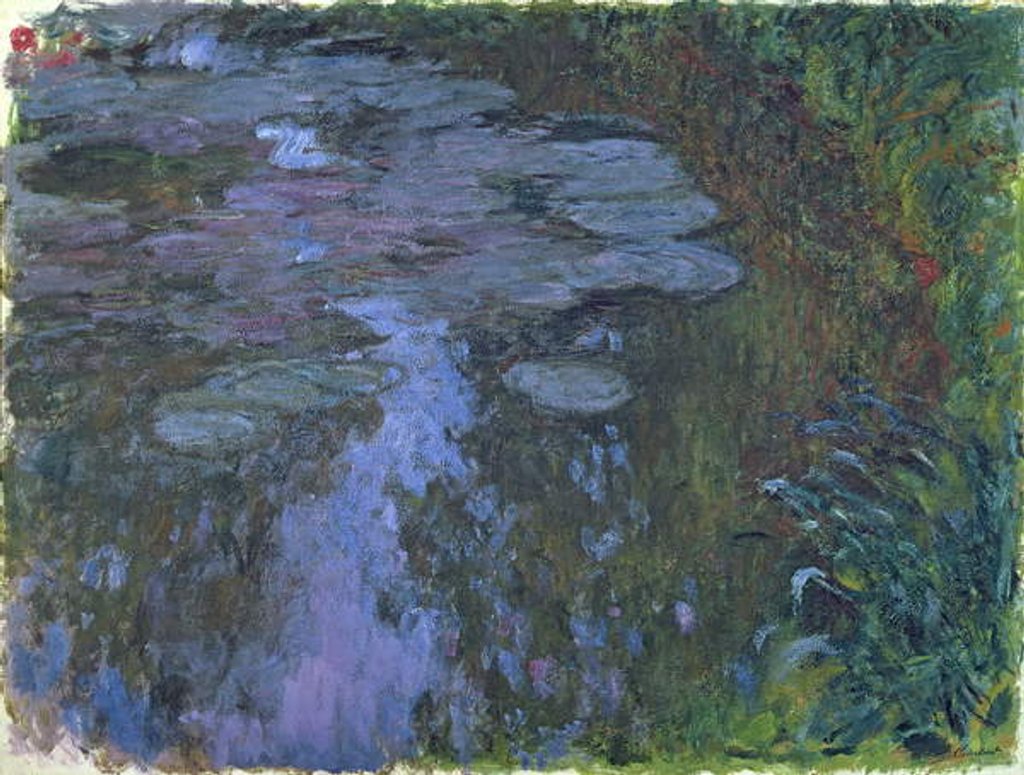 Detail of Nympheas by Claude Monet