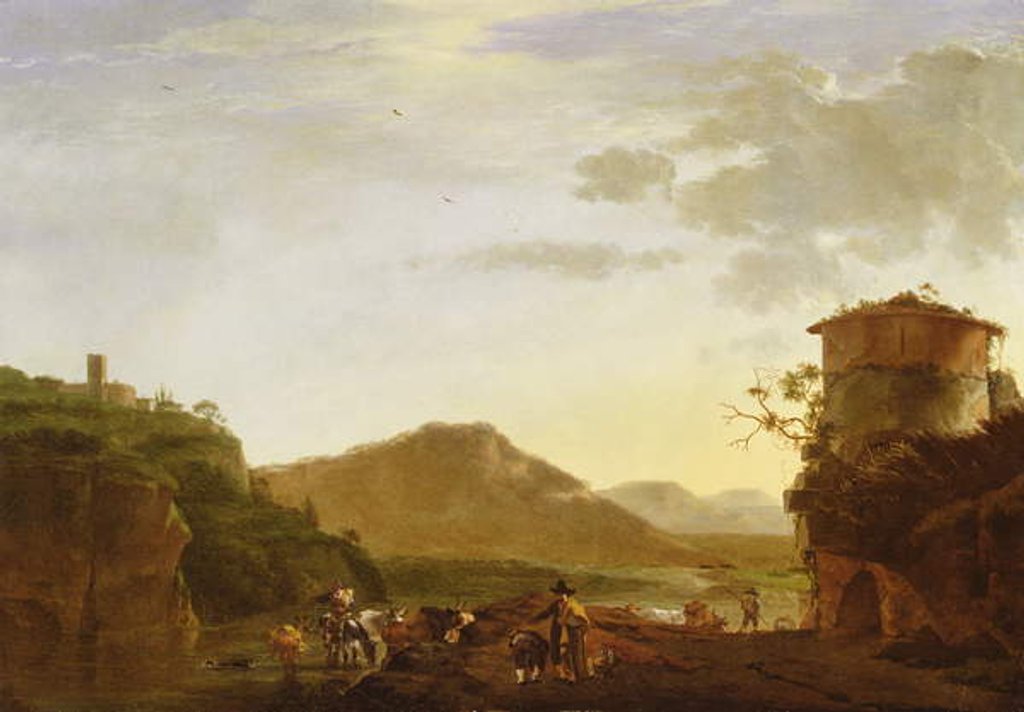 Detail of Landscape by Jan Asselijn