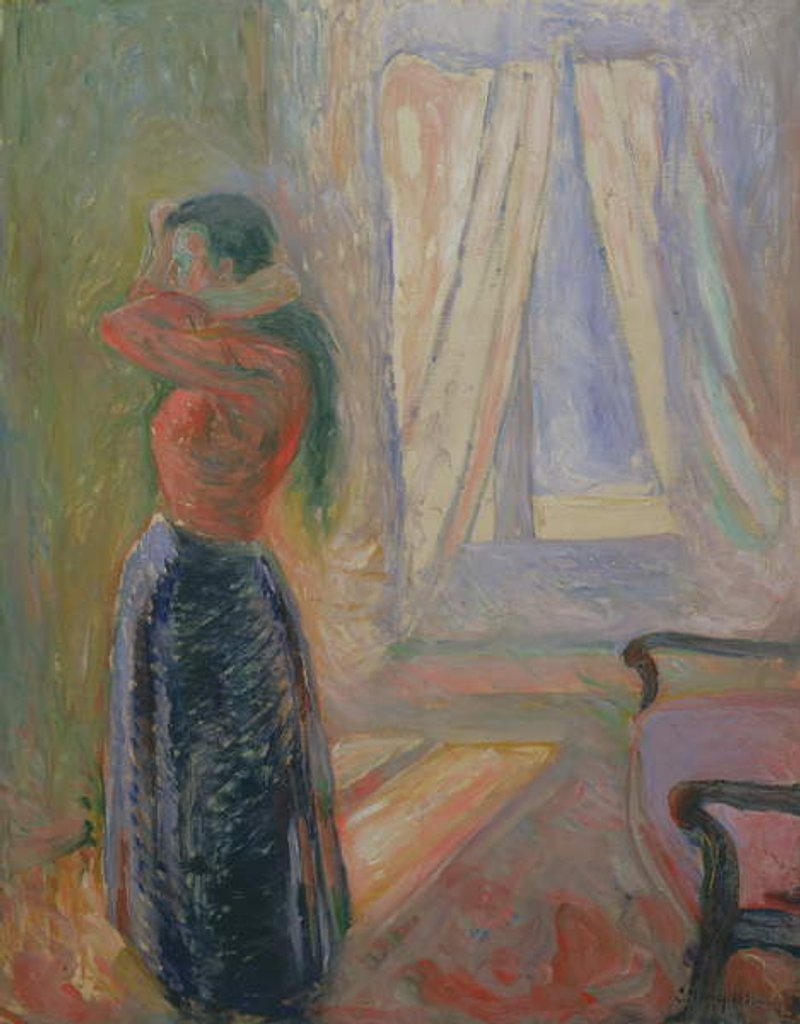 Detail of Femme à la Toilette, 1892 by Edvard Munch