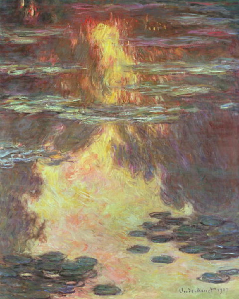 Detail of Waterlilies, 1907 by Claude Monet