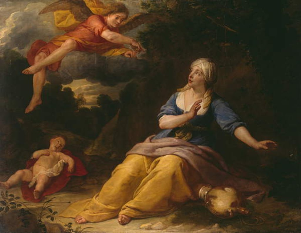 Detail of Hagar in the Desert by Gaspar de Crayer