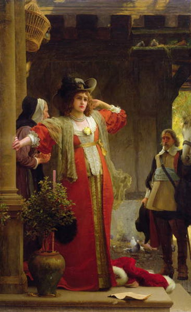 Detail of The Letter by Marcus Stone