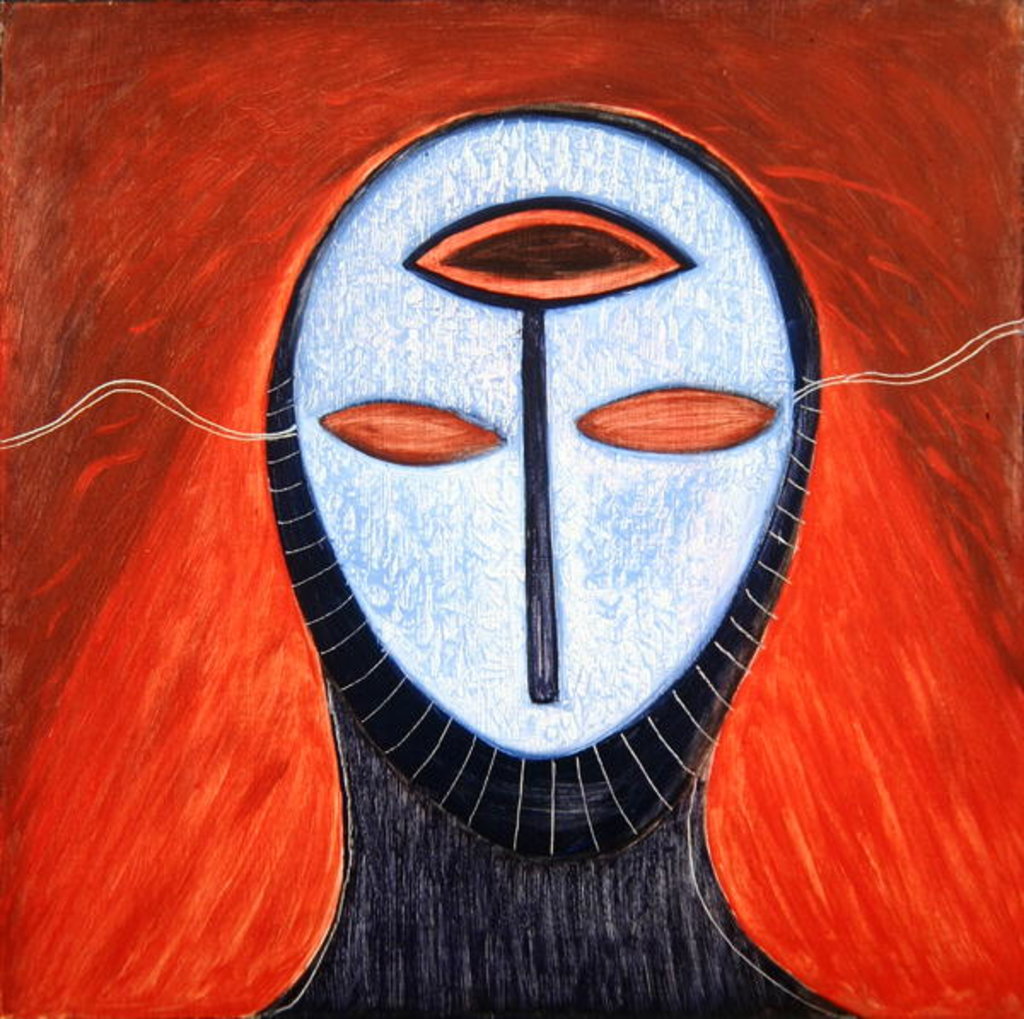 Detail of Masque V, 1991 by Marie Hugo