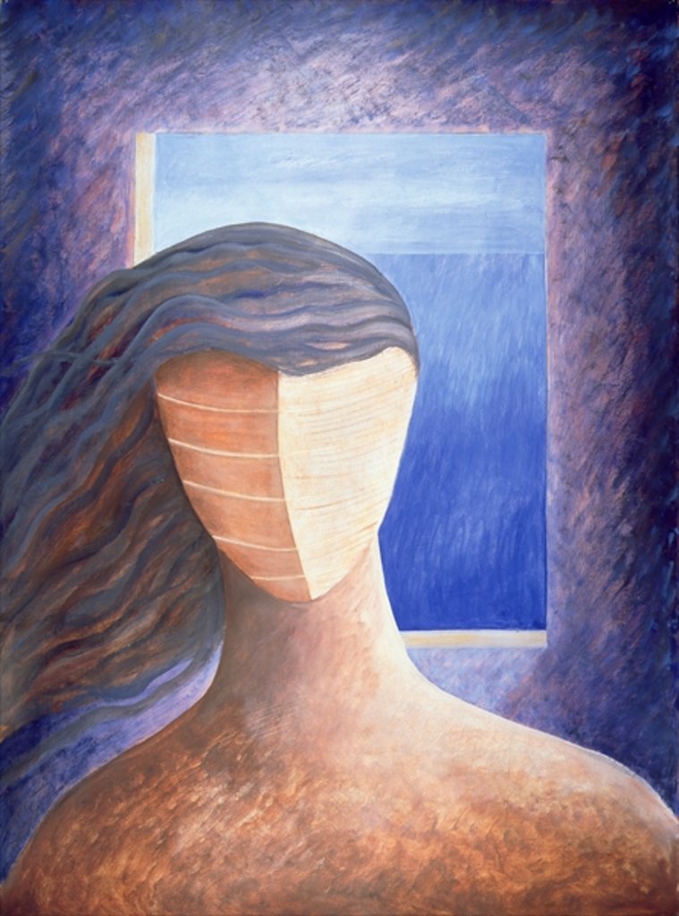 Detail of Zoe a la Fenetre, 1994 by Marie Hugo