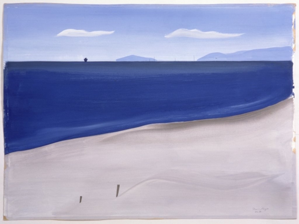 Detail of La Plage de Carnon, 1987 by Marie Hugo