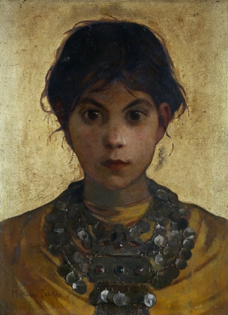 Detail of A Capri Witch, 1884-85 by Marianne Stokes