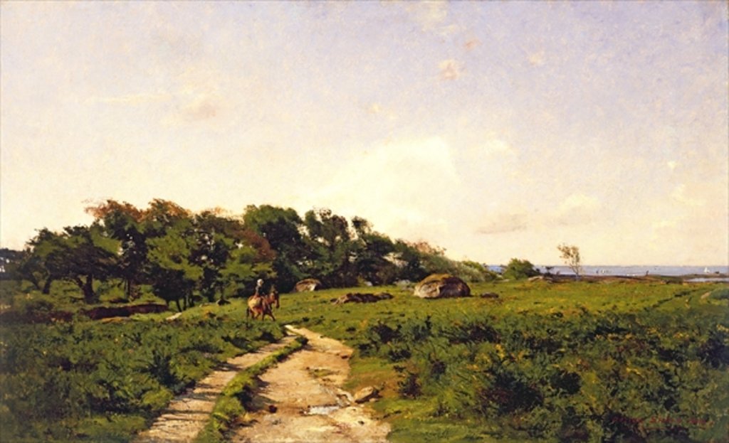 Detail of The Seaweed Gatherer, 1882 by Adrian Scott Stokes